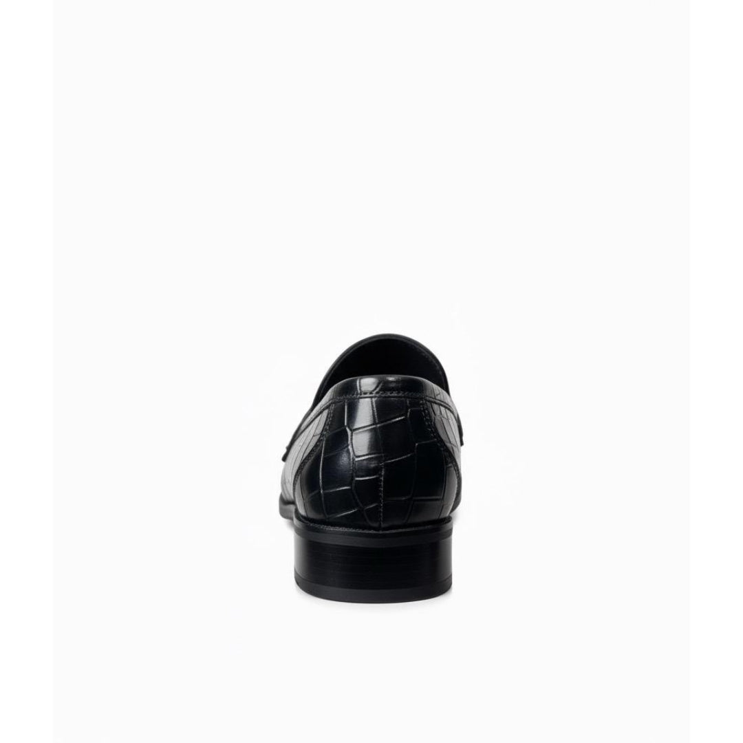Black Croco Loafer