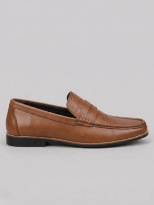 Premium Leather Loafers – Brown