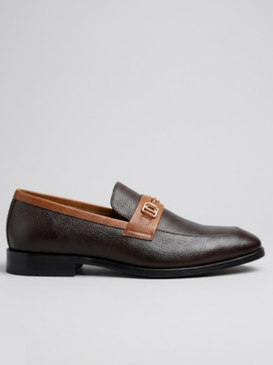 Urban Formal Rubber Sole Loafers – Chocolate