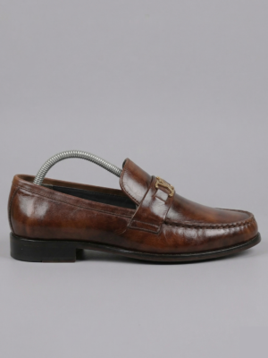 Refined Leather Sole Shoes – Brown