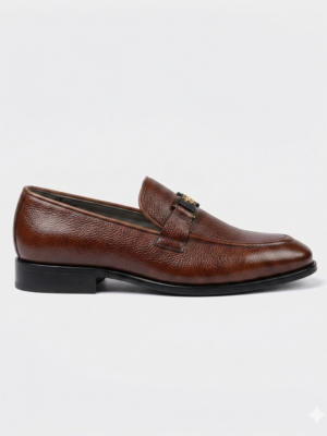 Refined Leather Sole Shoes – Mehroon
