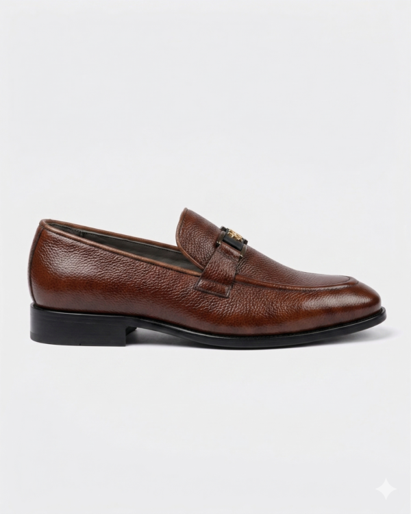 Refined Leather Sole Shoes – Mehroon
