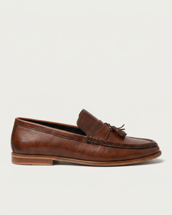 Boat Leather Loafers – Chocolate