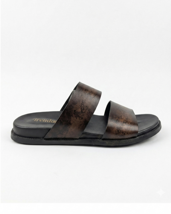 Refined Chappals – Brown