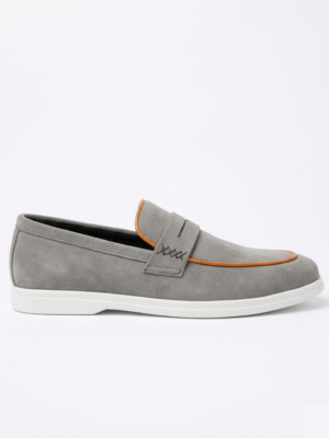 Classic Suede Leather Shoes – Neutral