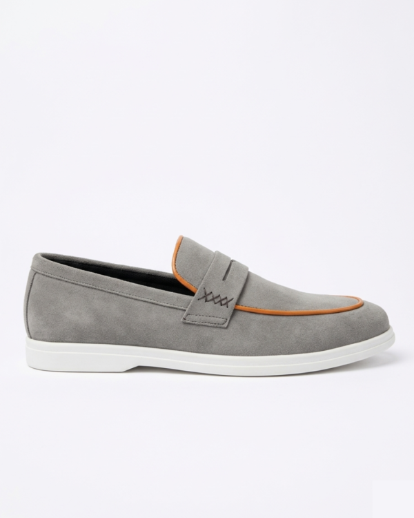 Classic Suede Leather Shoes – Neutral