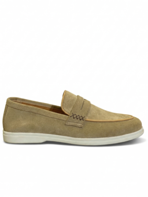 Refined Suede Leather Shoes – Green